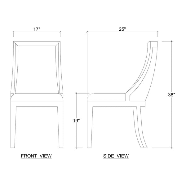 Monarch Dining Chair-Blue Hand Home