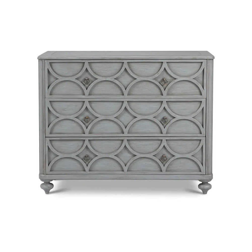 Savannah Dresser 3 Drawer-Blue Hand Home