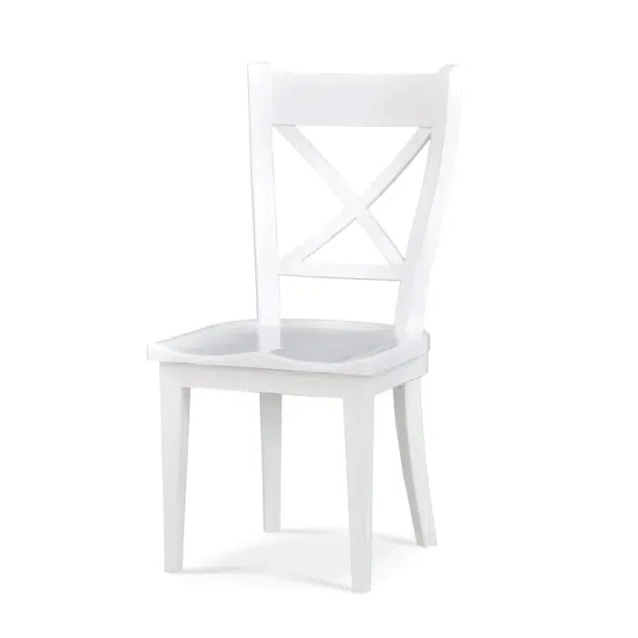 Summerset Chair w/ Wood Seat In Grey Charleston-Blue Hand Home