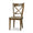 Summerset Chair w/ Wood Seat In Straw Wash-Blue Hand Home