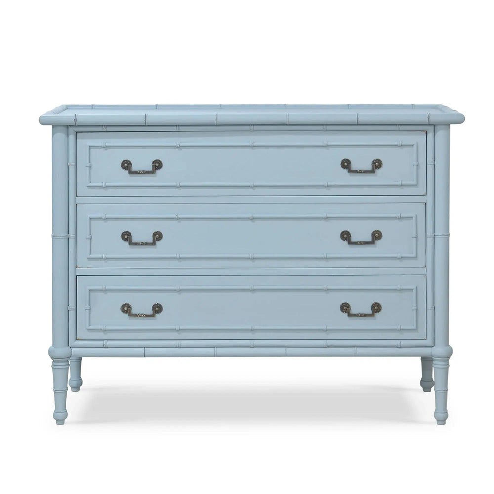 Martinique Dresser w/ 3 Drawer-Blue Hand Home