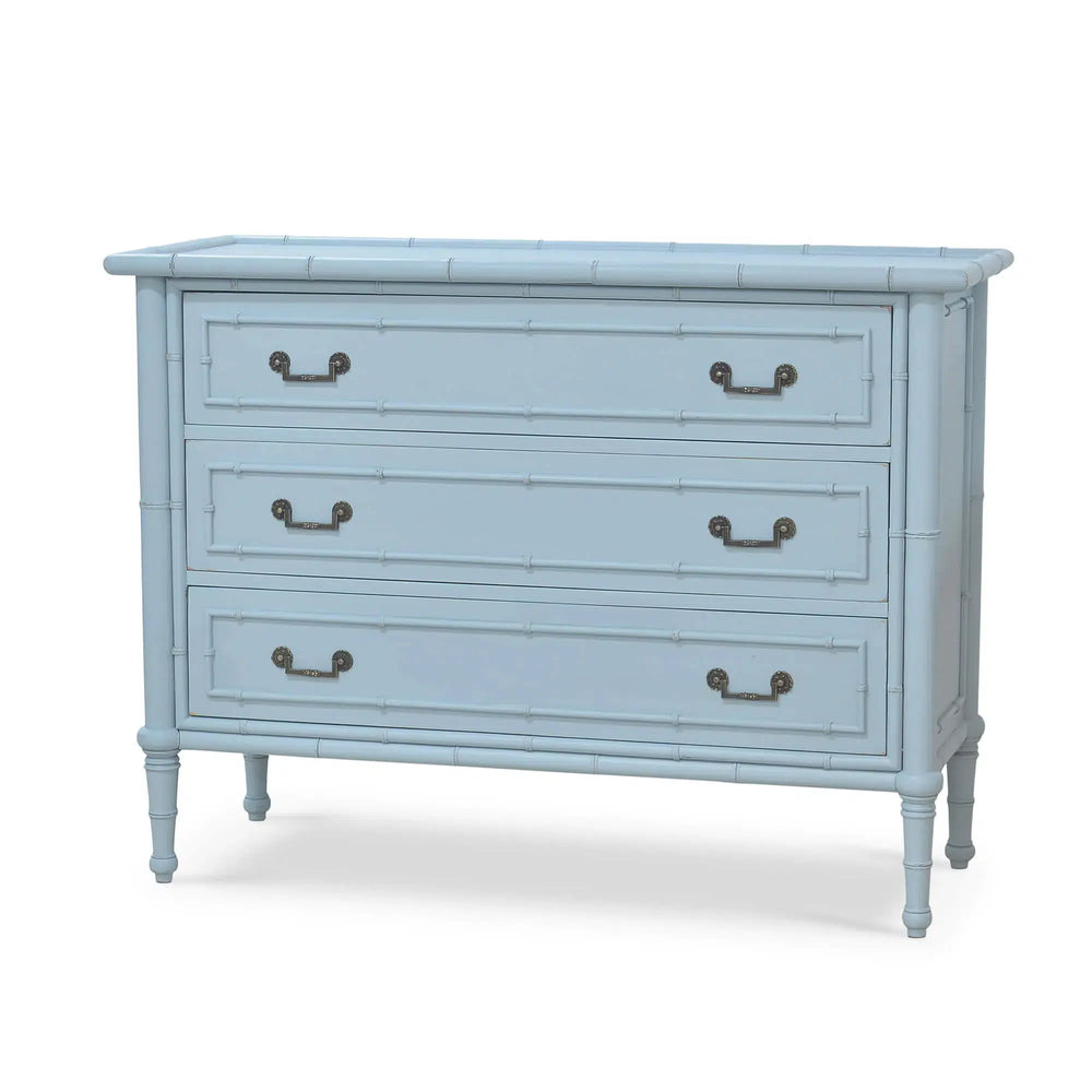 Martinique Dresser w/ 3 Drawer-Blue Hand Home
