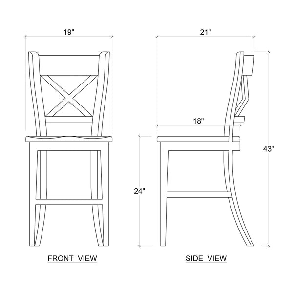 Summerset Counter Stool-Blue Hand Home