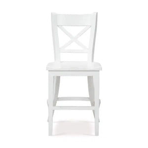 Summerset Counter Stool In Architectural White-Blue Hand Home