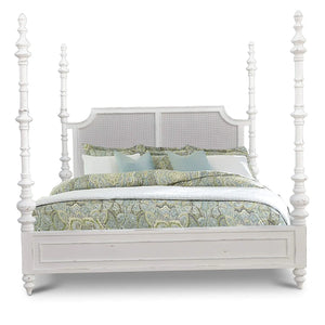 Savannah Rattan Bed King-Blue Hand Home