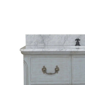 Provence Single Vanity w/ Sink & Marble top-Blue Hand Home