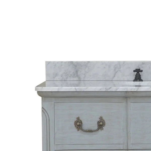 Provence Single Vanity w/ Sink & Marble top-Blue Hand Home