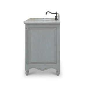 Provence Single Vanity w/ Sink & Marble top-Blue Hand Home