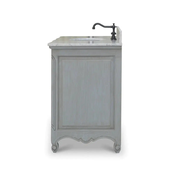 Provence Single Vanity w/ Sink & Marble top-Blue Hand Home
