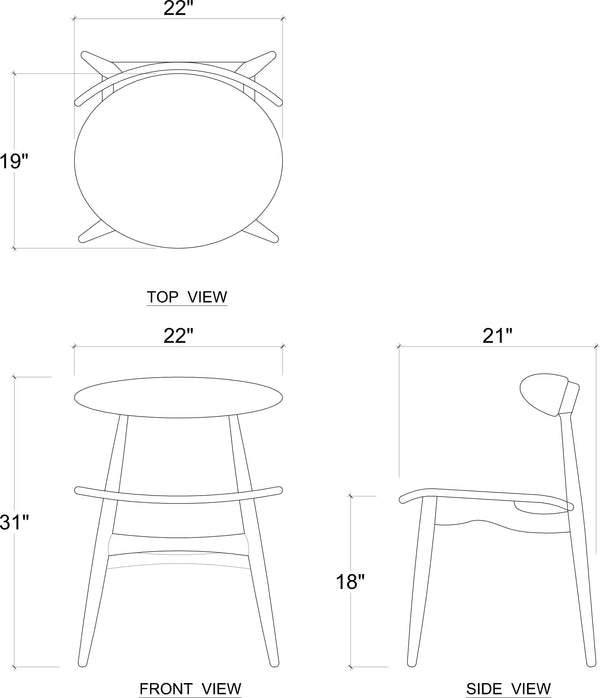 Pierre Dining Chair-Blue Hand Home