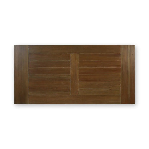 Trestle Dining Table 84'' In Straw Wash-Blue Hand Home