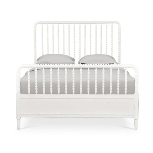 Cholet Bed Queen In Architectural White-Blue Hand Home