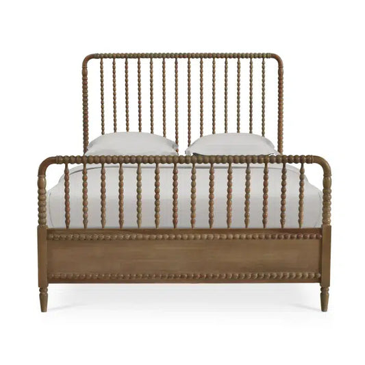 Cholet Bed Queen In Straw Wash-Blue Hand Home