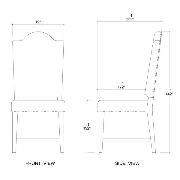 Lorient Dining Chair-Blue Hand Home