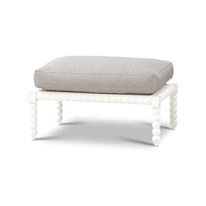 Cholet Ottoman-Blue Hand Home