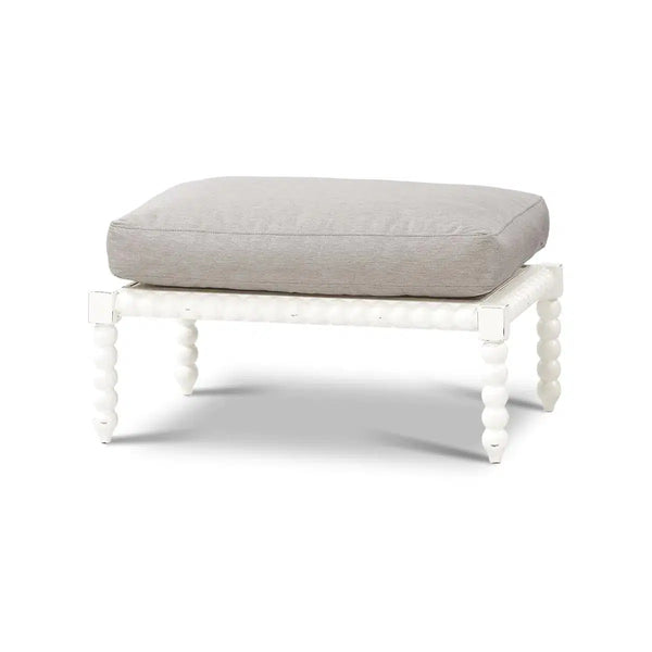 Cholet Ottoman-Blue Hand Home