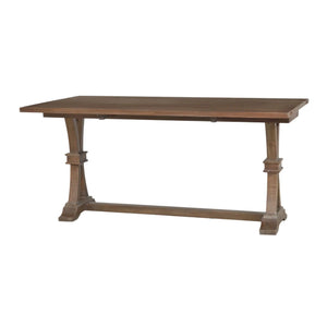 Archer Folding Top Sofa Table In Straw Wash-Blue Hand Home