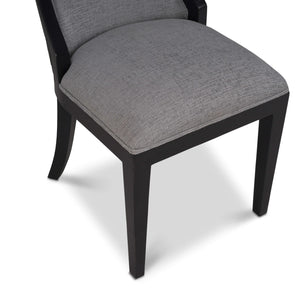 Monarch Rattan Back Dining Chair-Blue Hand Home