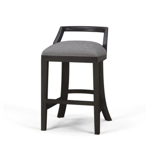 Monarch Low Back Counter Stool-Blue Hand Home