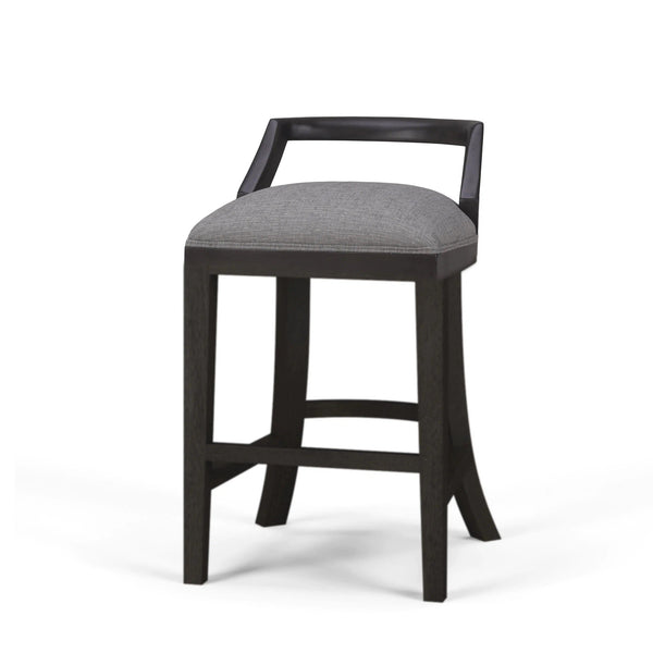 Monarch Low Back Counter Stool-Blue Hand Home