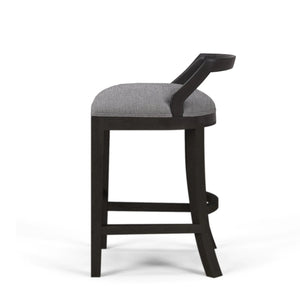 Monarch Low Back Counter Stool-Blue Hand Home