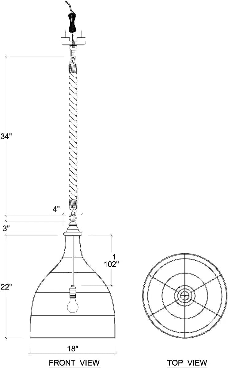 Hampton Rattan Pendant Medium In White Wash-Blue Hand Home