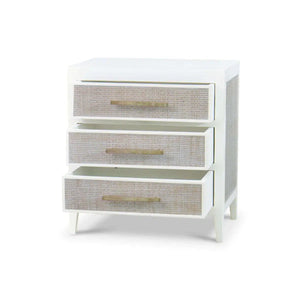 Stanley 3 Drawer Nightstand-Blue Hand Home