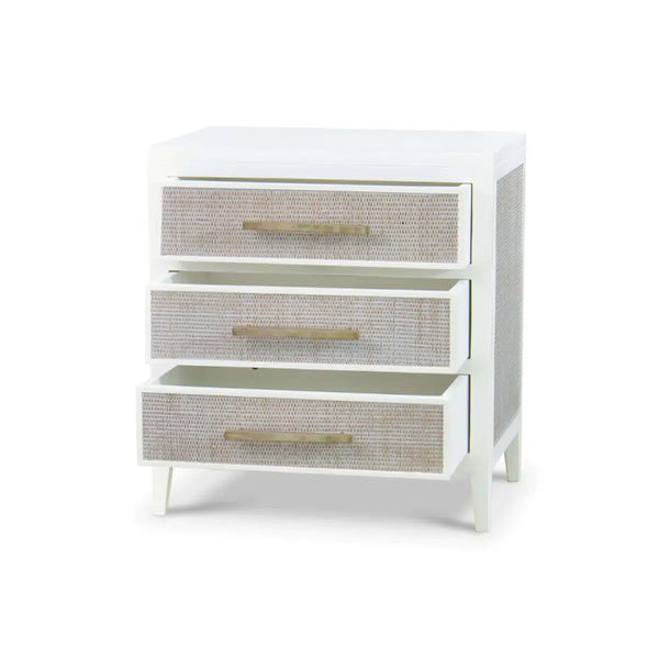 Stanley 3 Drawer Nightstand-Blue Hand Home
