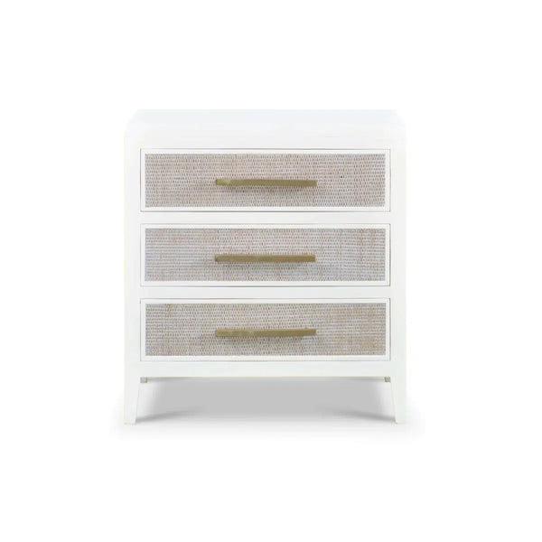 Stanley 3 Drawer Nightstand-Blue Hand Home