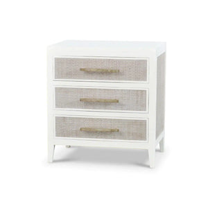 Stanley 3 Drawer Nightstand-Blue Hand Home