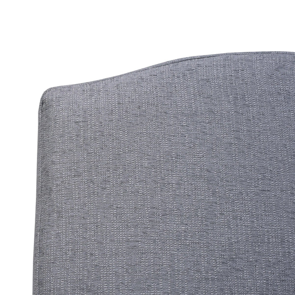 Sierra Slipcovered Dining Chair w/ Castors-Blue Hand Home
