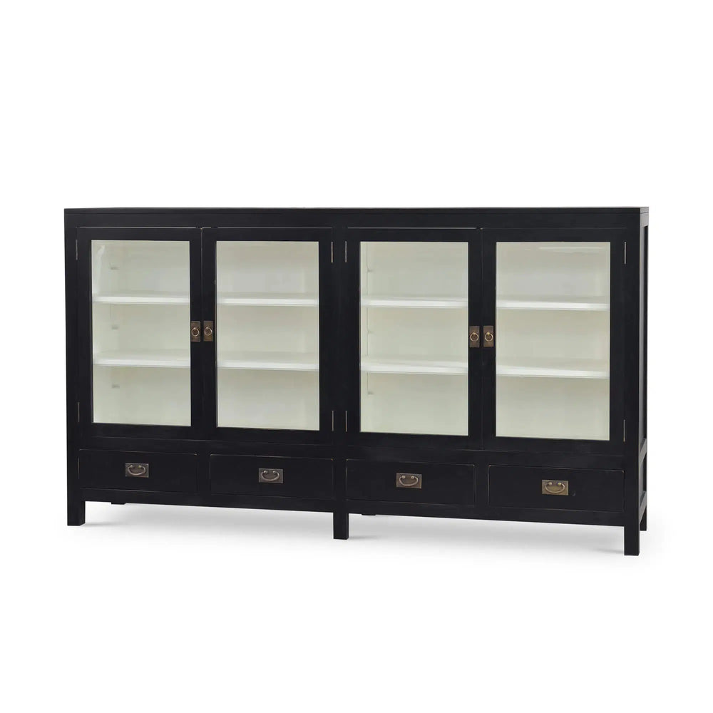 Kagu 4 Door Sideboard-Blue Hand Home