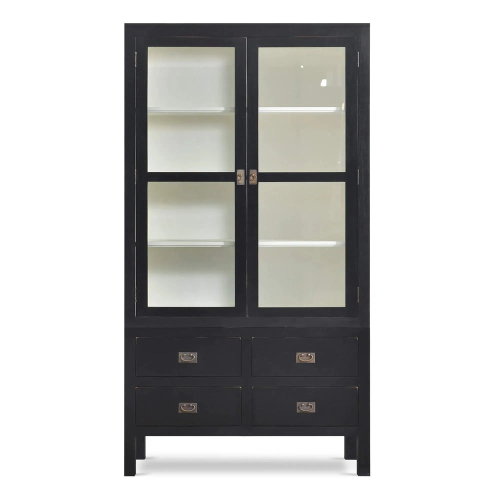 Kagu Tall 2 Door Cabinet-Blue Hand Home