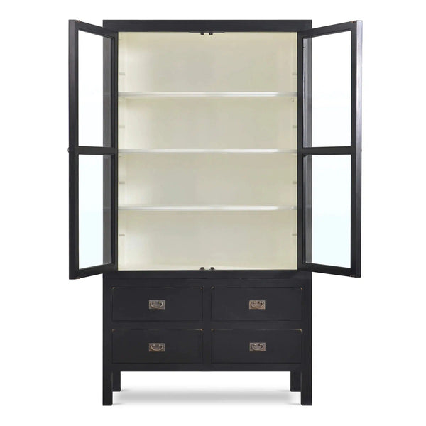 Kagu Tall 2 Door Cabinet-Blue Hand Home
