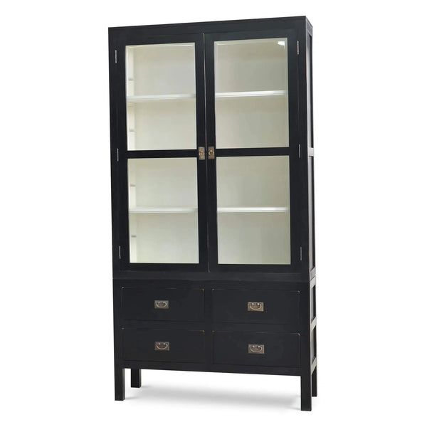 Kagu Tall 2 Door Cabinet-Blue Hand Home