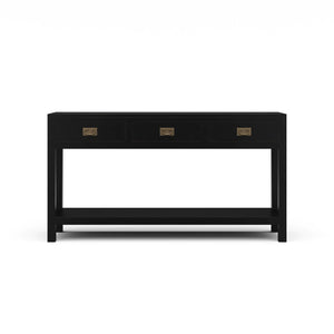 Kagu 3 Drawer Narrow Console-Blue Hand Home