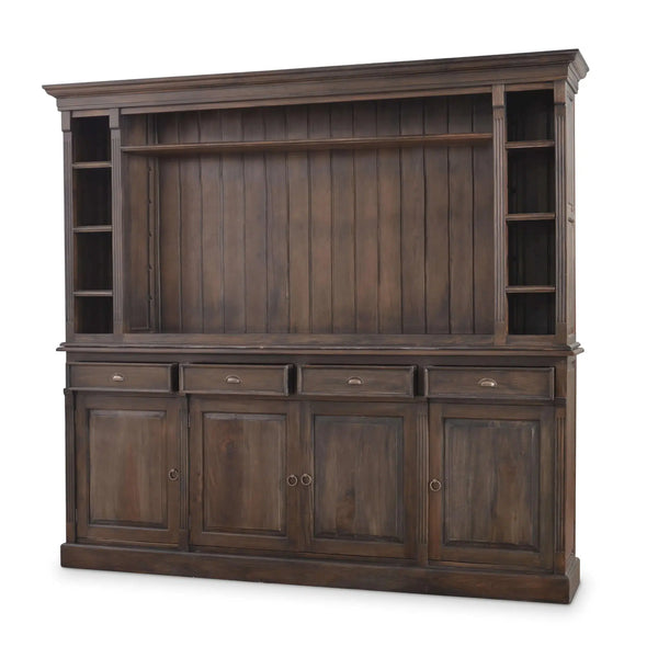 Hudson Media Cabinet w/ Drawers-Blue Hand Home