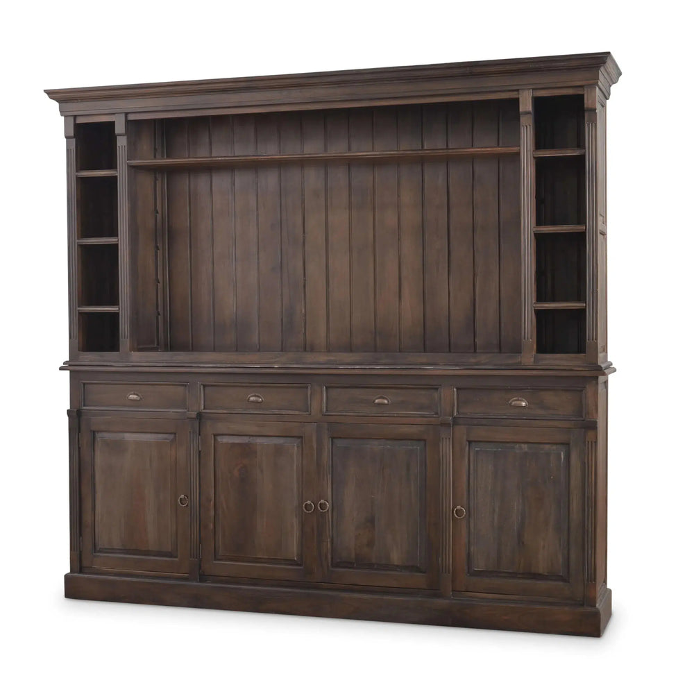 Hudson Media Cabinet w/ Drawers-Blue Hand Home