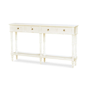 Banyan Console Table In Whie Harvest-Blue Hand Home