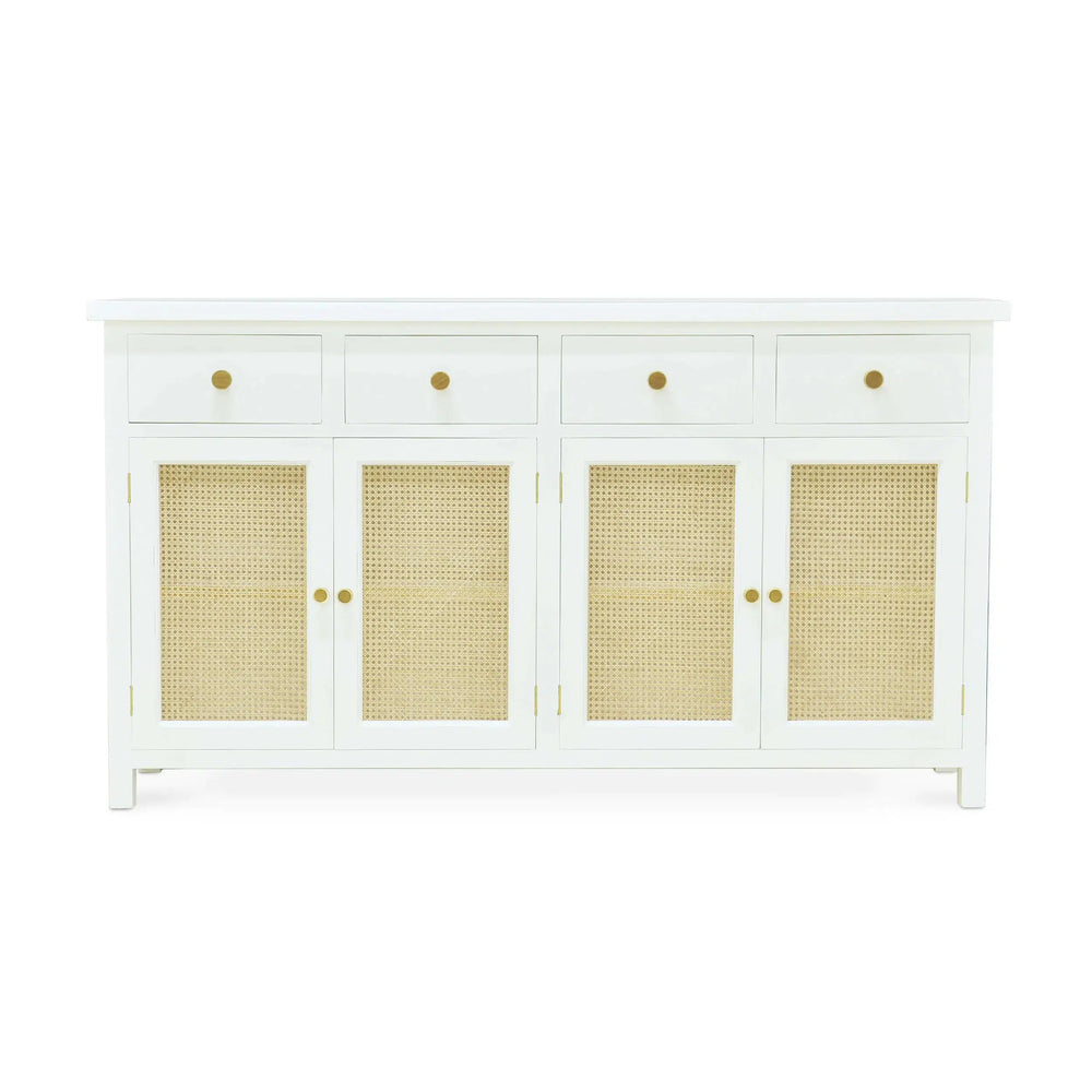 Aldren Rattan Sideboard-Blue Hand Home