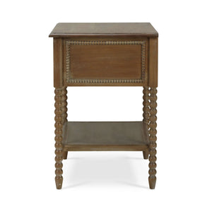 Cholet Bedside In Straw Wash-Blue Hand Home