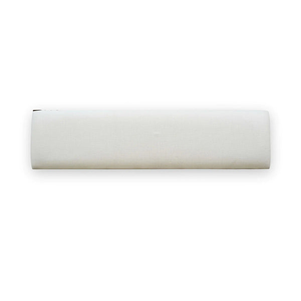 Cholet Bench Medium In Straw Wash w/ Arctic White Performance Fabric-Blue Hand Home