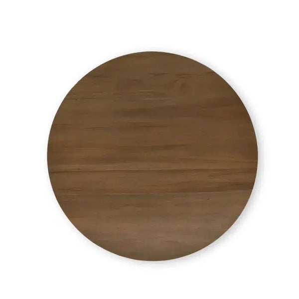 Corte Round Coffee Table In Straw Wash-Blue Hand Home