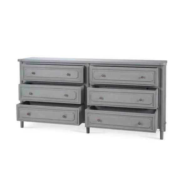 Nantes 6 Drawer Dresser-Blue Hand Home