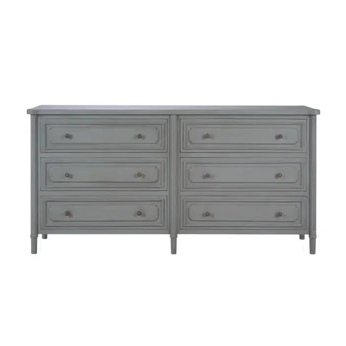 Nantes 6 Drawer Dresser-Blue Hand Home