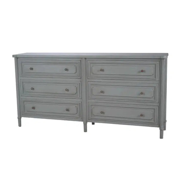 Nantes 6 Drawer Dresser-Blue Hand Home