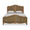 Covington Bed Queen In Straw Wash w/ Rattan Glaze-Blue Hand Home