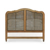 Covington Bed Queen In Straw Wash w/ Rattan Glaze-Blue Hand Home