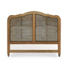 Covington Bed Queen In Straw Wash w/ Rattan Glaze-Blue Hand Home