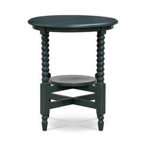 Cholet Round Side Table-Blue Hand Home